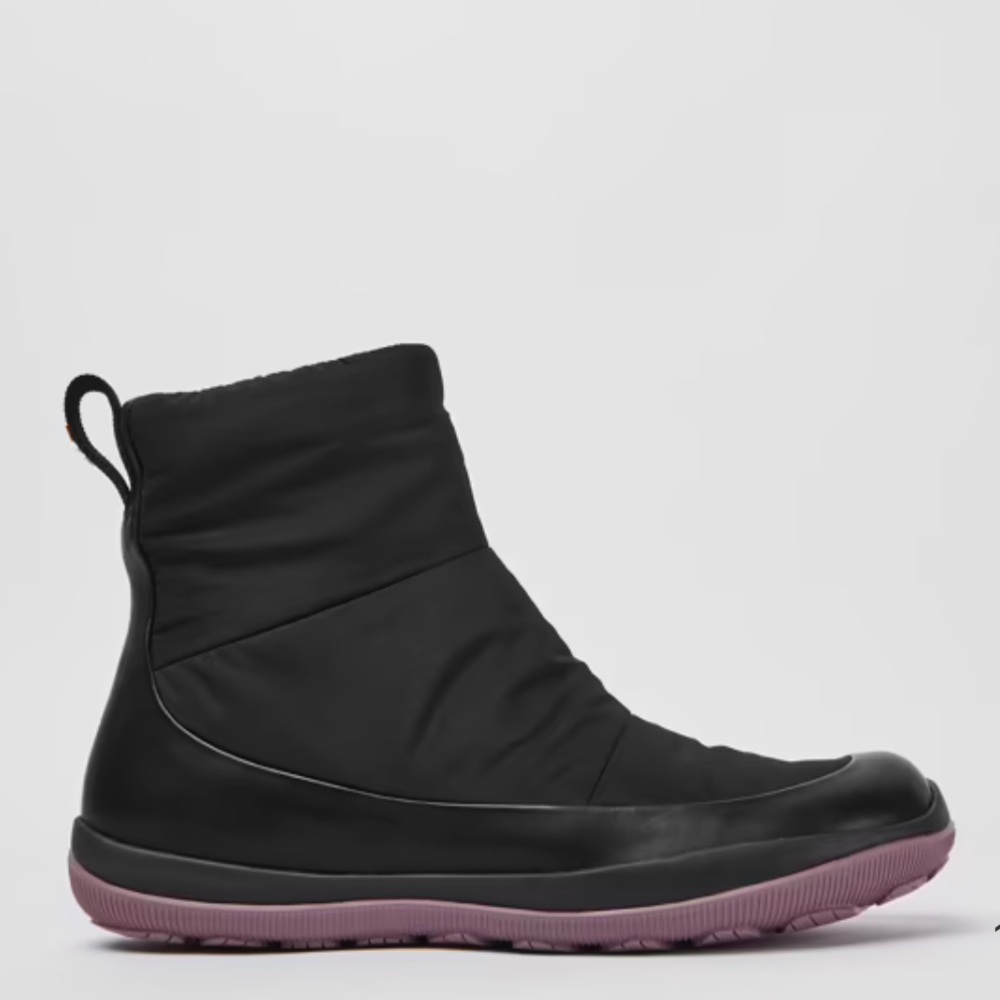 New Camper Peu Pista Gm Gore-Tex Black Textile And Leather Mid Boots Size 38
